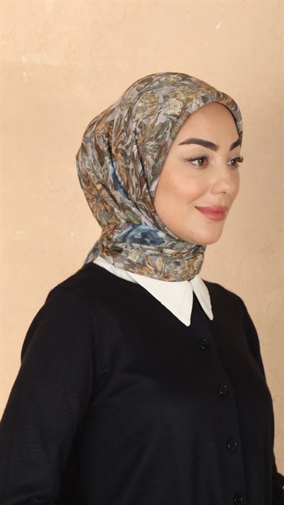 Locella Pamuk Vual Eşarp Vizon
