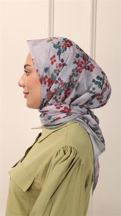 Locella Pamuk Vual Eşarp Yeşil-2