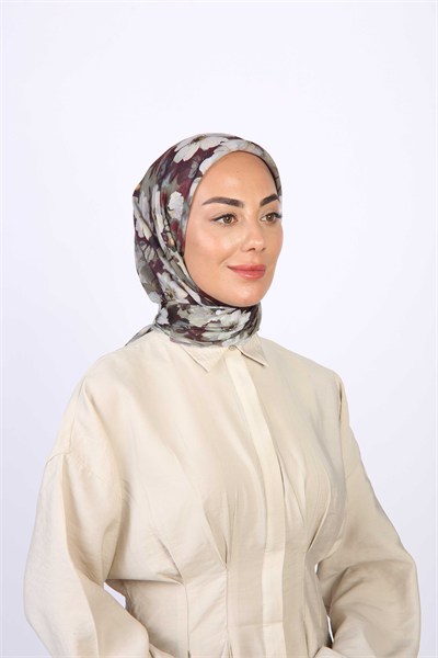 Locella Pamuk Vual Eşarp-Yeşil