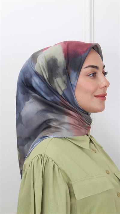 Locella Pamuk Vual Eşarp Gri-7