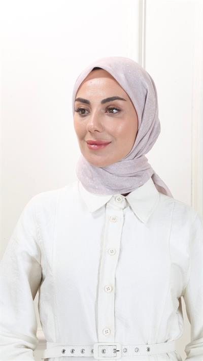 Locella Pamuk Vual Eşarp Vizon-12