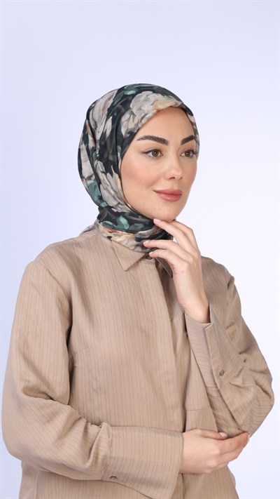 Locella Pamuk Vual Eşarp Siyah