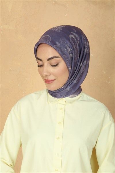 Locella Pamuk Vual Eşarp Mor