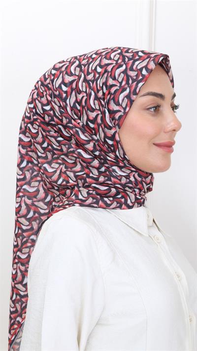 Locella Pamuk Vual Eşarp Siyah-7