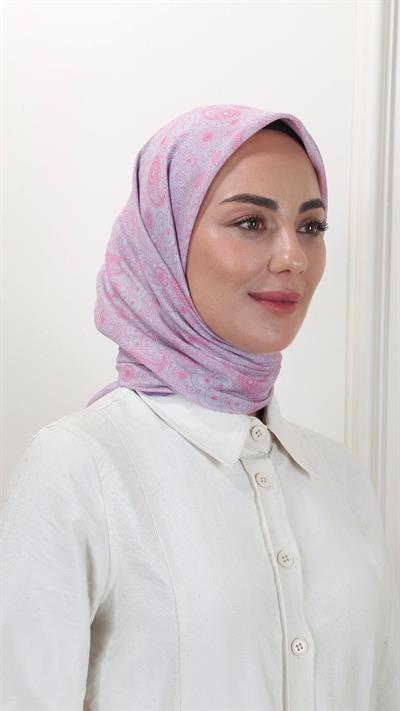 Locella Pamuk Vual Eşarp Metalik Gri-10
