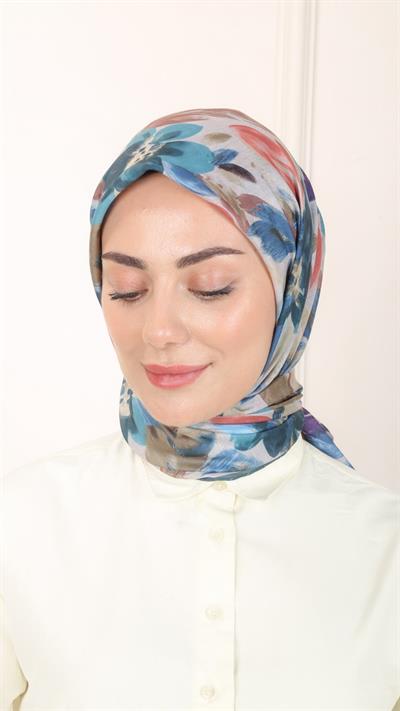 Locella Pamuk Vual Eşarp Zümrüt Yeşili-4
