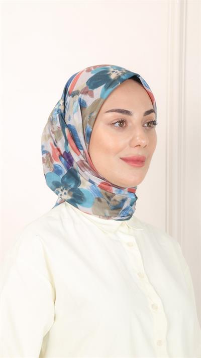 Locella Pamuk Vual Eşarp Zümrüt Yeşili-4