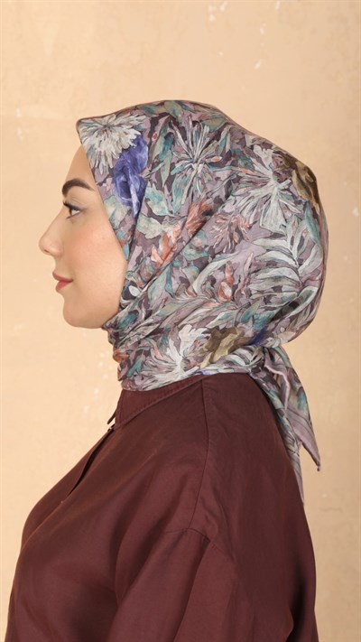 Locella Pamuk Vual Eşarp Tozlu Pembe