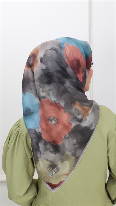 Locella Pamuk Vual Eşarp Vizon-6