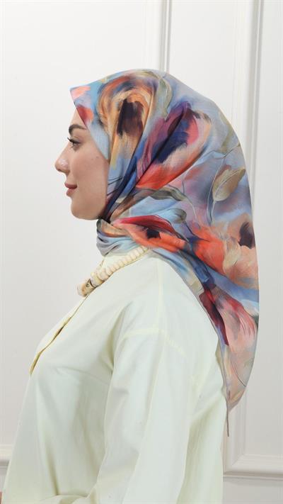 Locella Pamuk Vual Eşarp Çok Renkli-5