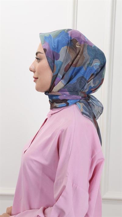 Locella Pamuk Vual Eşarp Antrasit-5