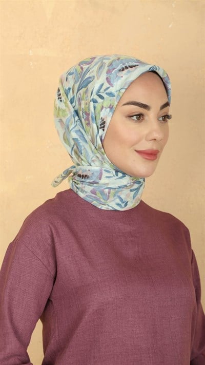 Locella Pamuk Vual Eşarp Neon