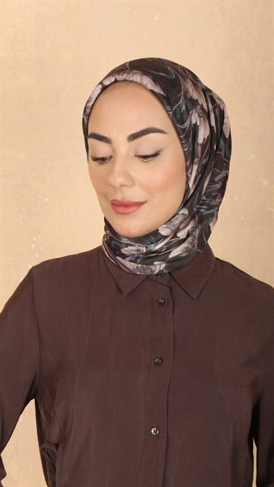 Locella Pamuk Vual Eşarp Acı Kahve