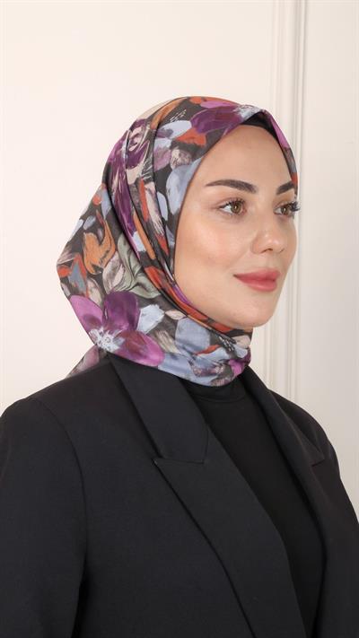 Locella Pamuk Vual Eşarp Haki Yeşili-2