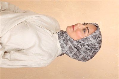 Locella Pamuk Vual Eşarp Taş