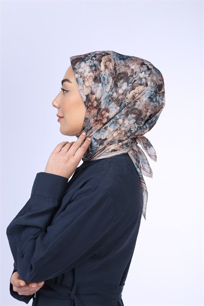 Locella Pamuk Vual Eşarp Sütlü Kahve