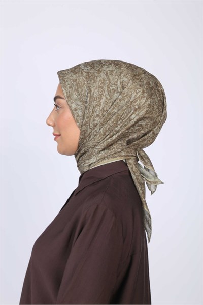 Locella Pamuk Vual Eşarp-Yeşil