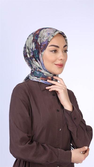 Locella Pamuk Vual Eşarp Mor