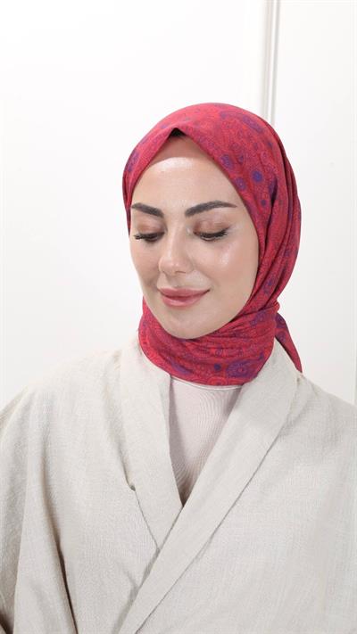 Locella Pamuk Vual Eşarp Canlı Fuşya-24
