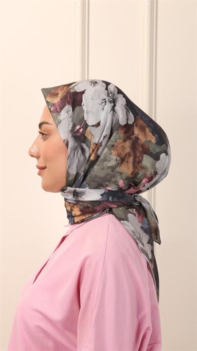 Locella Pamuk Vual Eşarp Yeşil-4