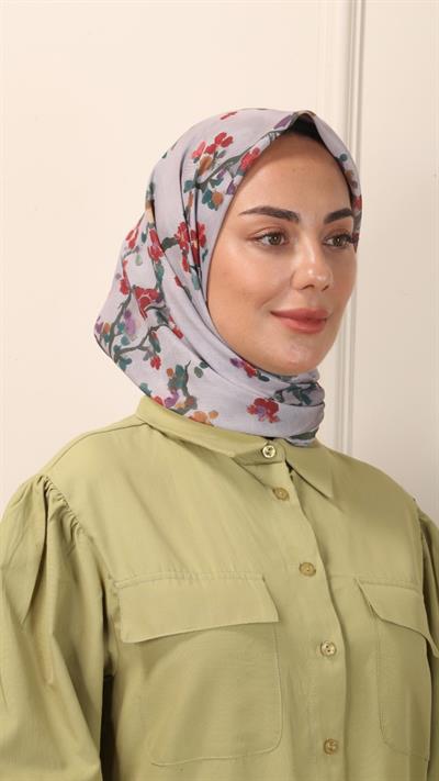 Locella Pamuk Vual Eşarp Yeşil-2