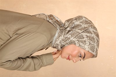 Locella Pamuk Vual Eşarp Krem