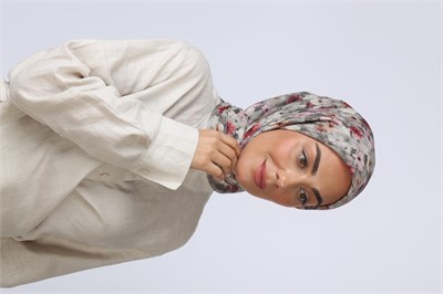 Locella Pamuk Vual Eşarp-Yeşil