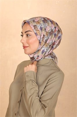 Locella Pamuk Vual Eşarp-Sarı