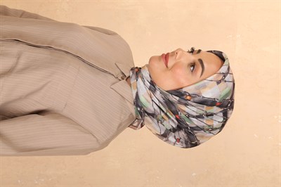 Locella Pamuk Vual Eşarp Antrasit