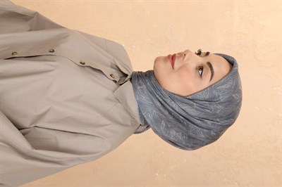 Locella Pamuk Vual Eşarp Gri