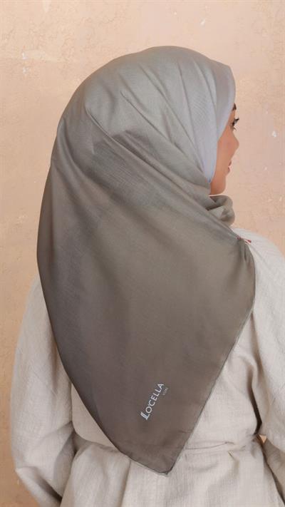 Locella Pamuk Vual Eşarp Yeşil Vizon-9