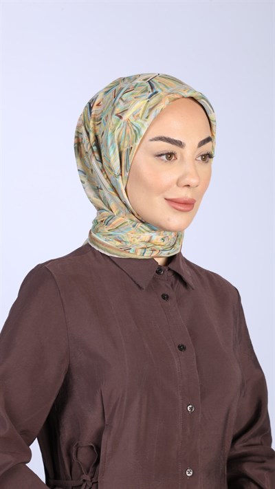 Locella Pamuk Vual Eşarp Neon