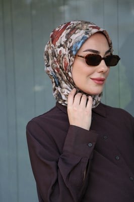 Locella Pamuk Vual Eşarp Taş