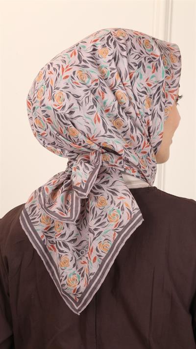 Locella Pamuk Vual Eşarp Vizon-8