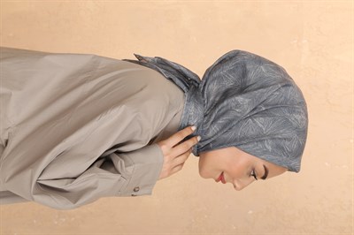 Locella Pamuk Vual Eşarp Gri