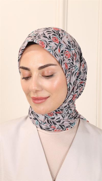 Locella Pamuk Vual Eşarp Kırmızı-6
