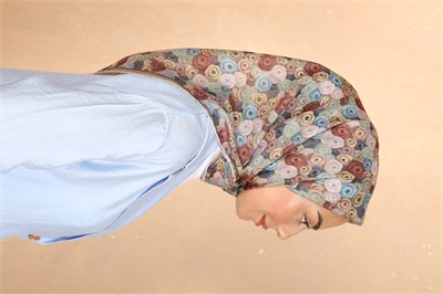 Locella Pamuk Vual Eşarp-Yeşil