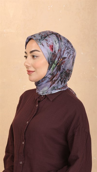 Locella Pamuk Vual Eşarp Lavanta
