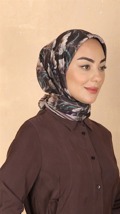 Locella Pamuk Vual Eşarp Acı Kahve