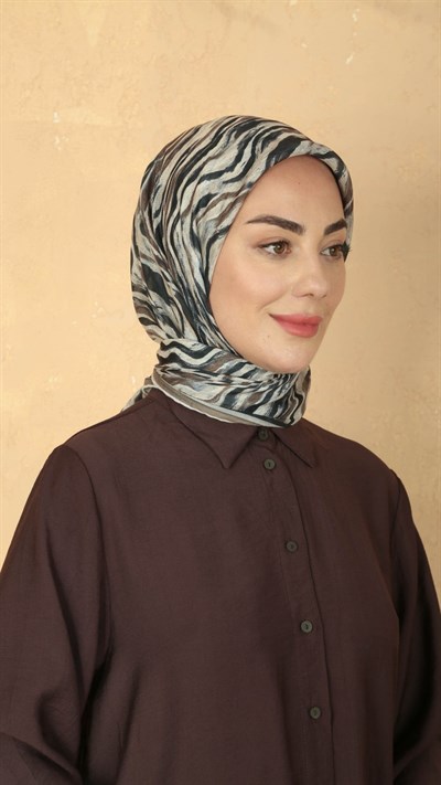 Locella Pamuk Vual Eşarp Siyah