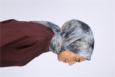 Locella Pamuk Vual Eşarp-Gri
