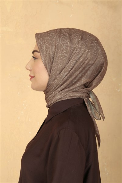 Locella Pamuk Vual Eşarp Haki