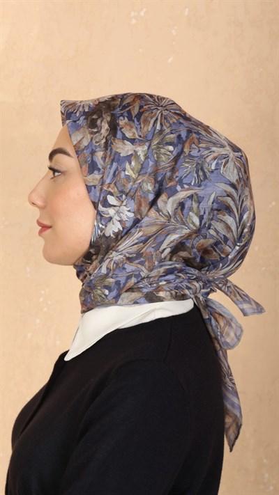 Locella Pamuk Vual Eşarp Lila