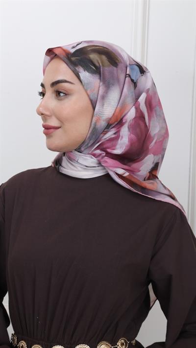 Locella Pamuk Vual Eşarp Pembe-7
