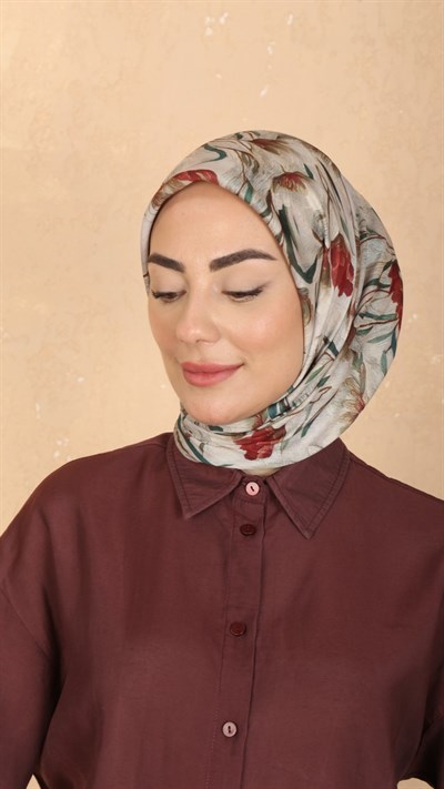 Locella Pamuk Vual Eşarp Canlı Yeşil