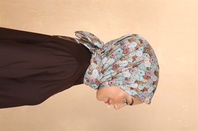 Locella Pamuk Vual Eşarp Kahverengi