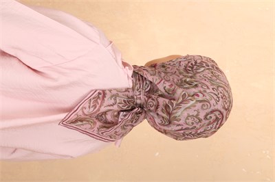 Locella Pamuk Vual Eşarp-Pembe