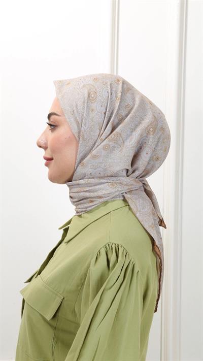 Locella Pamuk Vual Eşarp Hardal Sarısı-22