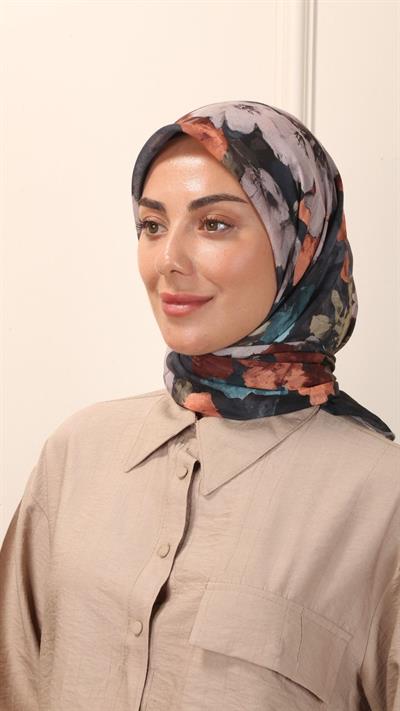 Locella Pamuk Vual Eşarp Siyah-6