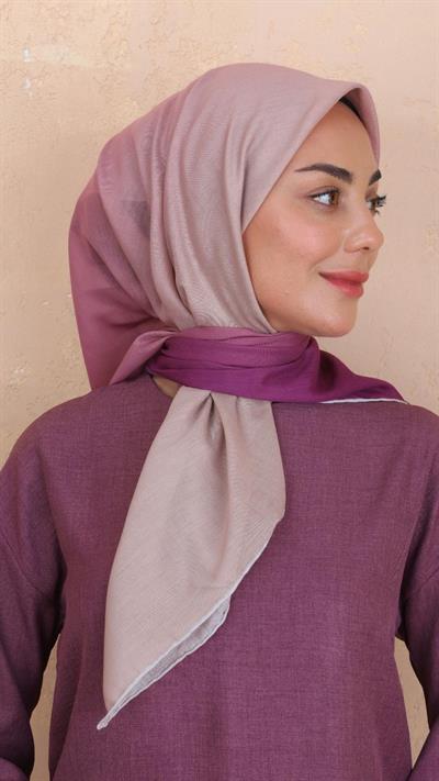 Locella Pamuk Vual Eşarp Pembe Somon-15